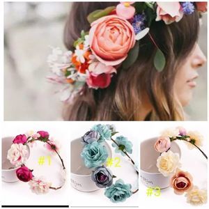 New High Quality Peony Women's Bohemian Floral Hea